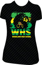 Load image into Gallery viewer, Woodlawn Butterfly Girl Ladies Shirt