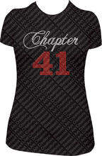 Load image into Gallery viewer, Chapter 41 Rhinestone Shirt, Bling 41st shirt, Chapter 41 Shirt, Birthday girl shirt, 41st Birthday Shirt