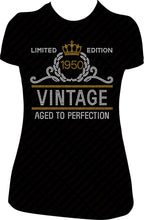 Load image into Gallery viewer, Limited Edition Vintage 50's Rhinestone Birthday Shirt