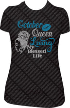Load image into Gallery viewer, October Queen Updo Girl Living My Blessed Life
