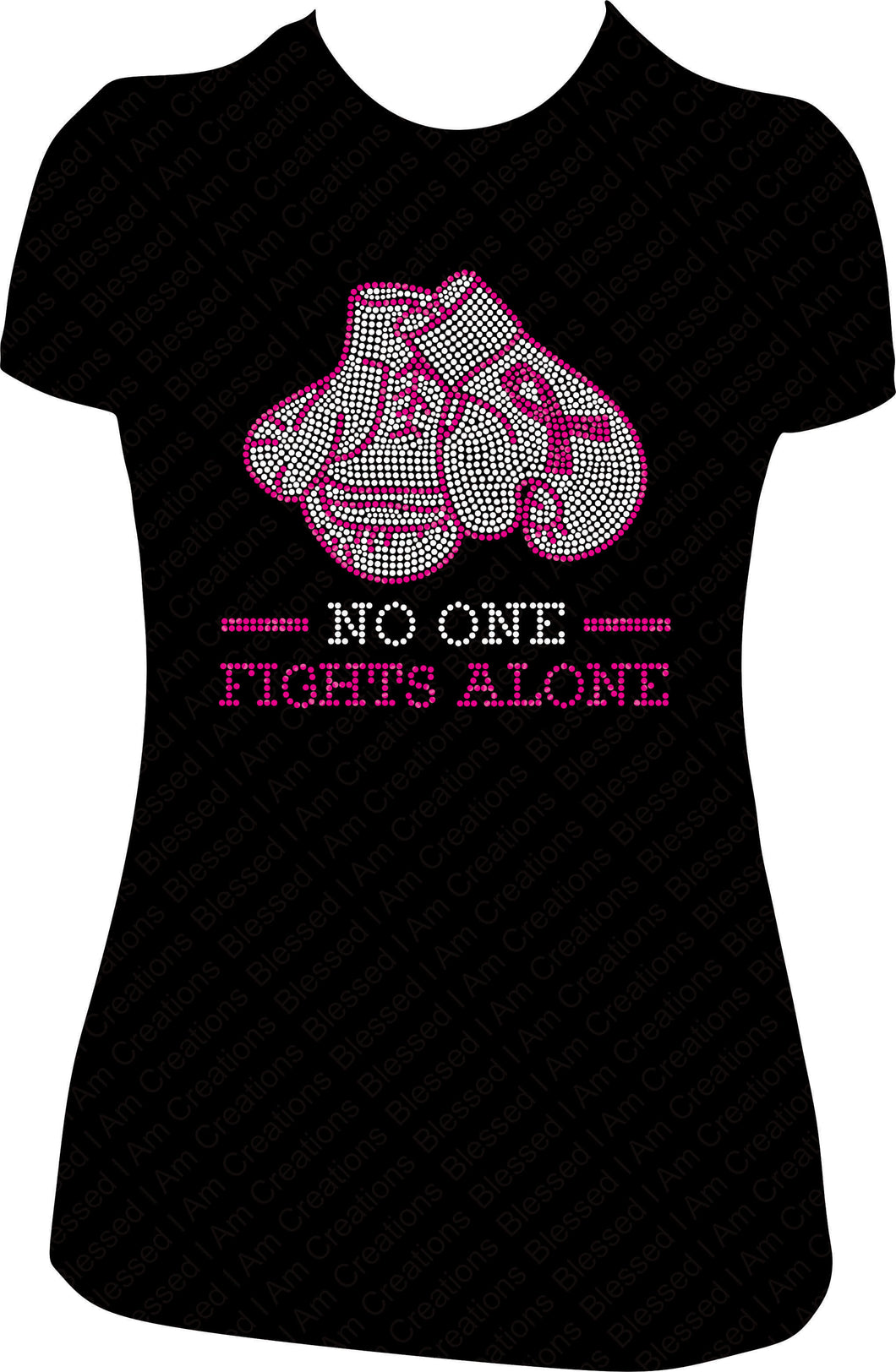 No One Fights Alone Boxing Gloves Awareness Shirts