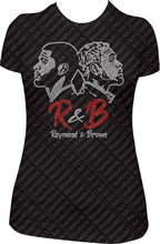 Load image into Gallery viewer, The R &amp; B Tour Rhinestone Shirt Bling Shirt with Accent Color

