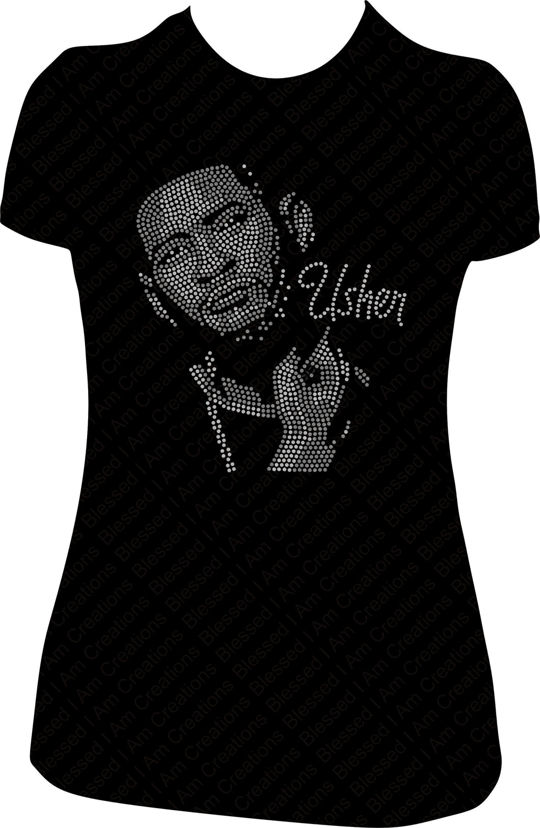 Usher Rhinestone Bling Shirt