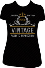 Load image into Gallery viewer, Limited Edition Vintage 50&#39;s Rhinestone Birthday Shirt
