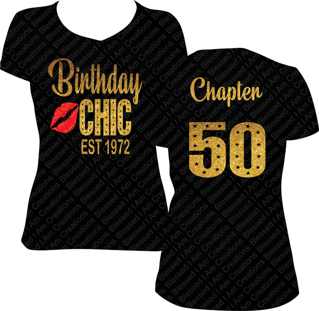 Birthday Chic Shirt, Birthday girl shirt, chapter birthday shirt, 