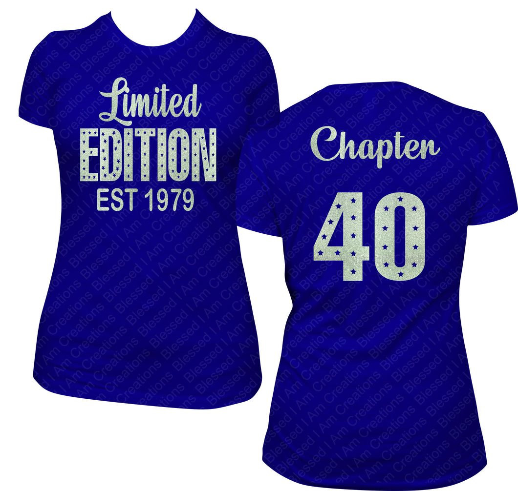 Limited Edition Shirt with EST year and  age