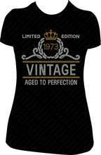 Load image into Gallery viewer, Limited Edition Vintage EST 70&#39;s  Rhinestone Birthday Shirt
